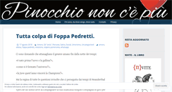 Desktop Screenshot of pinocchiononcepiu.com